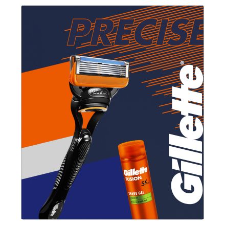 GILLETTE  FUSION  Система за бръснене с 1 Ножче +  Гел за бръснене, 200 мл