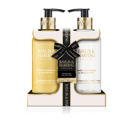 BAYLIS &HARDING SWEET MANDARIN & GRAPEFRUIT Комплект  Течен сапун, 300 мл  + Лосион за ръце,  300 мл 