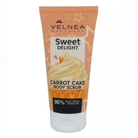 VELNEA SWEET DELIGHT Скраб за тяло морковена торта, 150 мл