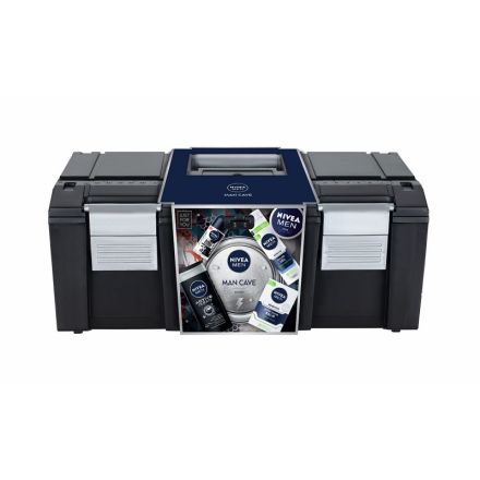 NIVEA MEN TOOLBOX Комплект Гел за бръснене, 200 мл + Балсам за след бръснене, 100 мл + Рол он, 50 мл + Душ гел, 250 мл + Крем за мъже, 75 мл
