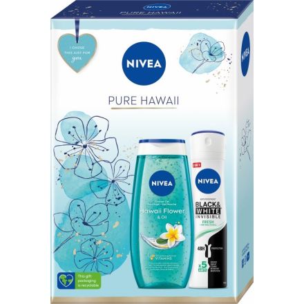 NIVEA PURE HAWAII Комплект Део спрей, 150 мл + Душ гел, 250 мл