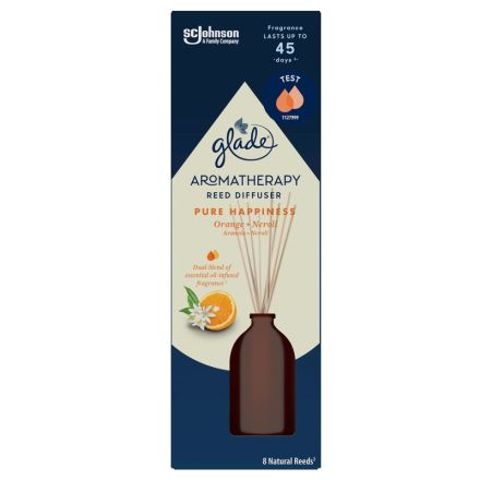 GLADE Ароматерапия ратанови пръчици портокал и нероли, 80 мл GLADE Ароматерапия ратанови пръчици портокал и нероли, 80 мл