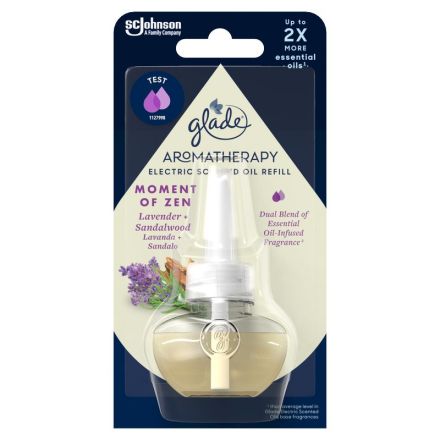 GLADE Ароматерапия пълнител за електрически дозатор лавандула и сандалово дърво, 20 мл GLADE Ароматерапия пълнител за електрически дозатор лавандула и сандалово дърво, 20 мл
