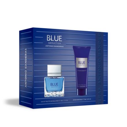 ANTONIO BANDERAS BLUE SEDUCTION Комплект Тоалетна вода, 50 мл + Афтършейв балсам, 75 мл 