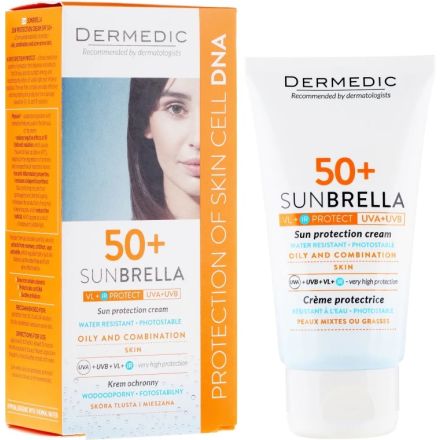 SUNBRELLA Слънцезащитен крем за мазна и комбинирана кожа SPF 50+