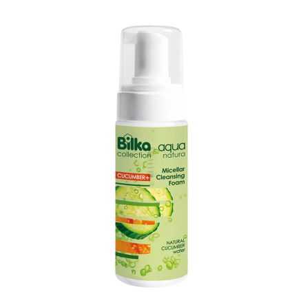 BILKA AQUA Мицеларна пяна за измиване на лице, 140мл.