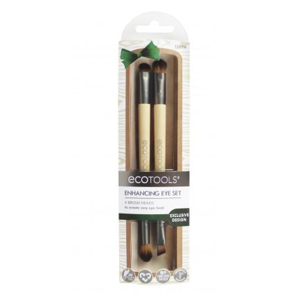 ECOTOOLS Комплект двустранни четки за грим за очи 1217, 2 бр.