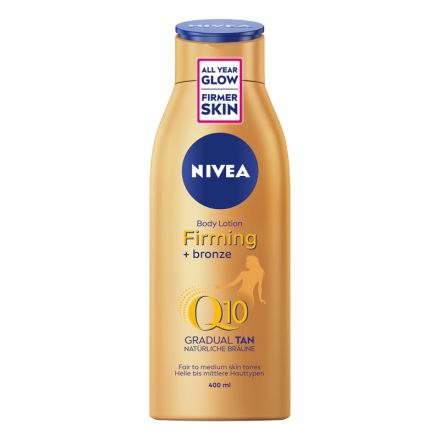 NIVEA Стягащ лосион за тяло Q10+ с бронзиращ ефект, 400 мл.