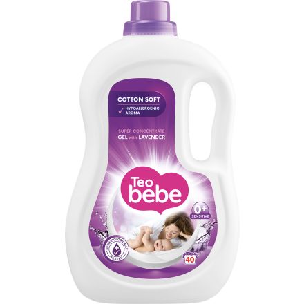 TEO BEBE COTTON SOFT Течен перилен препарат, 2,2л.