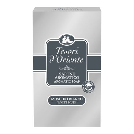 TESORI D'ORIENTE Бял мускус ароматен сапун, 125 г