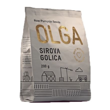 OLGA Сурови тиквени семки, 200 гр.