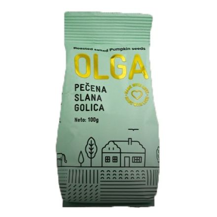 OLGA Печени тиквени семки, 100 гр.