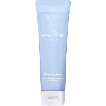 STAY WELL TRIPLE HYALURONIC ACID CLEANSER  Почистваща пяна, 130мл