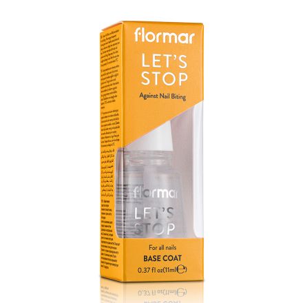 FLORMAR  LET'S STOP Основа за лак против гризане на нокти, 11 мл. 
