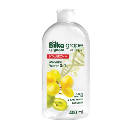 BILKA GRAPE ENERGY Мицеларна вода 3 в 1, 400 мл