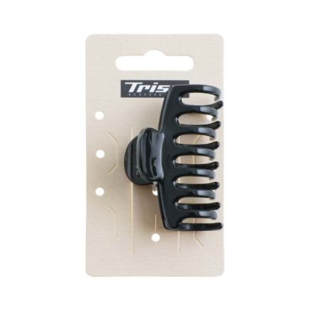 TRISA Малка черна щипка за коса