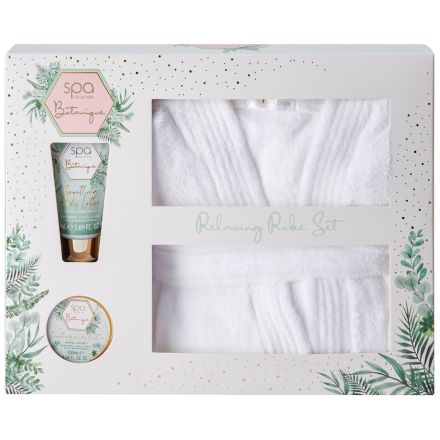 STYLE &GRACE SPA RELAXING ROBE SET ECO PACKING, Комплект Халат за Баня Нея Масло за Тяло, 120 мл и Лосион, 50 мл