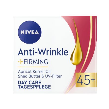 NIVEA CLEVER AGE  Стягащ дневен крем против бръчки  45+, 50 мл.