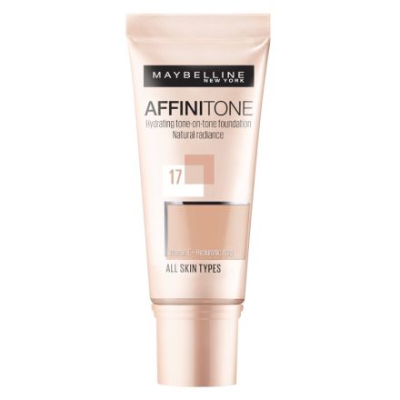MAYBELLINE NEW YORK AFFINITONE Фон дьо тен 17 ROSE BEIGE, 30 мл.