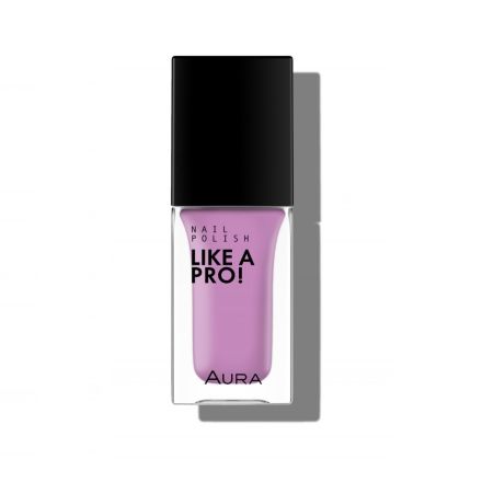 AURA LIKE A PRO! Лак за нокти 143 Розова Каталея, 9,5 мл