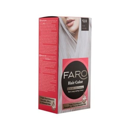 FARO Боя за коса 12.0 сребърно руса, 75 мл.