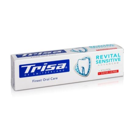 TRISA ADVANCED FORMULA + XYLITOL Паста за зъби REVITAL SENSITIVE, 75 мл.