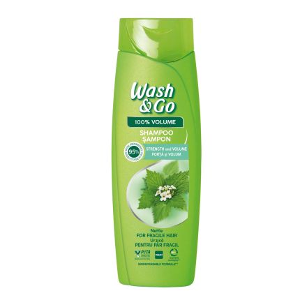 WASH&GO Шампоан коприва, 360мл.