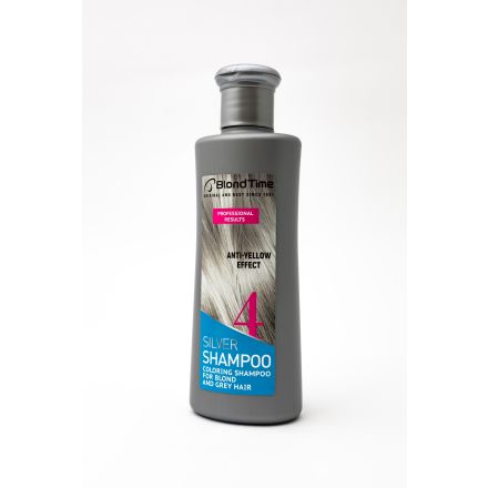 BLOND TIME 4 SILVER EFFECT Шампоан против жълти оттенъци, 150мл.