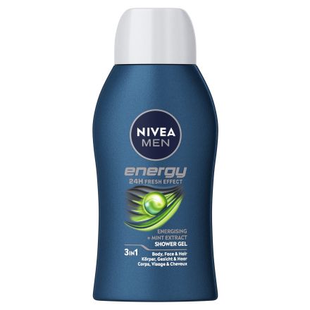NIVEA MEN Душ-гел Energy мини, 50 мл.