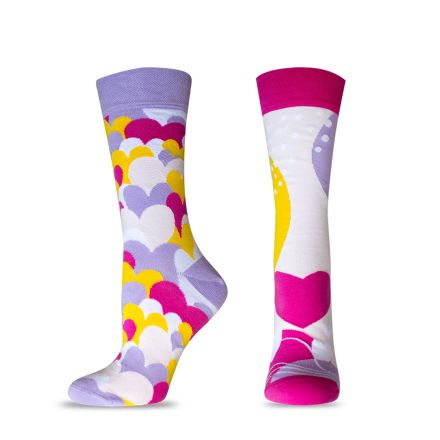 HAPPY FOOTTOPIA Чорапи памук сърца р-р 43-46 