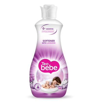 TEO BEBE Омекотител за бебешки и детски дрешки лавандула, 1.7 л.