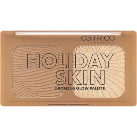 CATRICE HOLIDAY SKIN BRONZE & GLOW PALETTE 010, Хайлайтър Бронзант