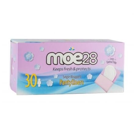 MOE28 Ежедневни дамски превръзки slim multistyle, 30 бр.