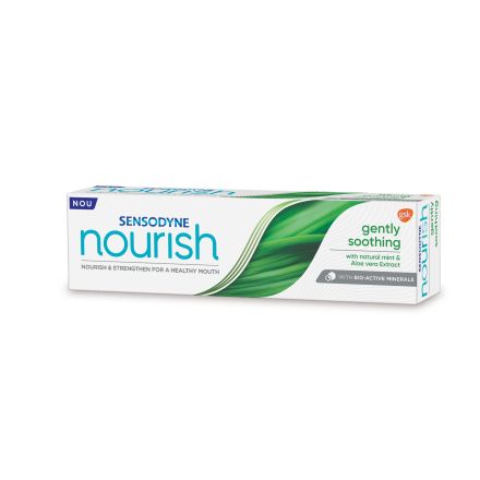 SЕNSODYNE NOURISH GENTLE SOOTING Пастата за зъби с натурална мента и екстракт от алое вера,75 мл.