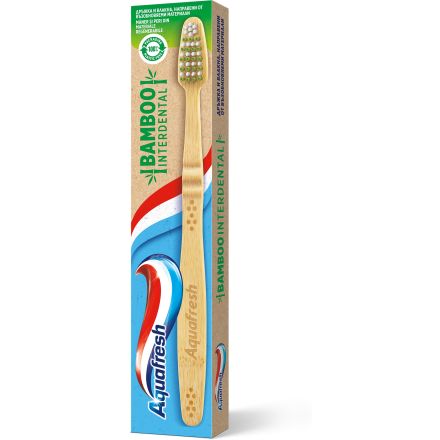 AQUAFRESH BAMBOO INTERDENTAL MED Чeтка за зъби, 1 бр.