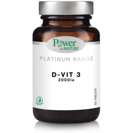 POWER OF NATURE PLATINUM D-VIT3 2000iu, 60 табл.