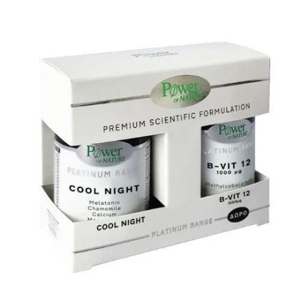 POWER OF NATURE PLATINUM COOL NIGHT Таблети 30бр.+ GIFT B-VIT12 20бр.
