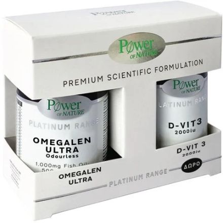 POWER OF NATURE PLATINUM Omegalen ultra, 30табл.+D- VIT 3, 20 табл.