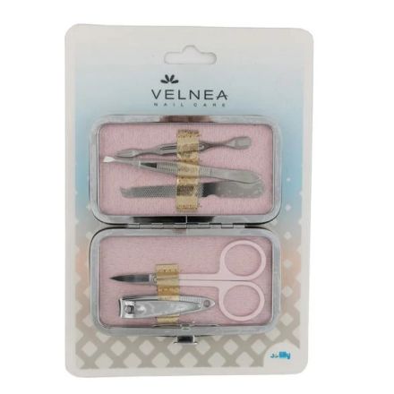 VELNEA NAIL CARE Сет за маникюр GOLD 5 части