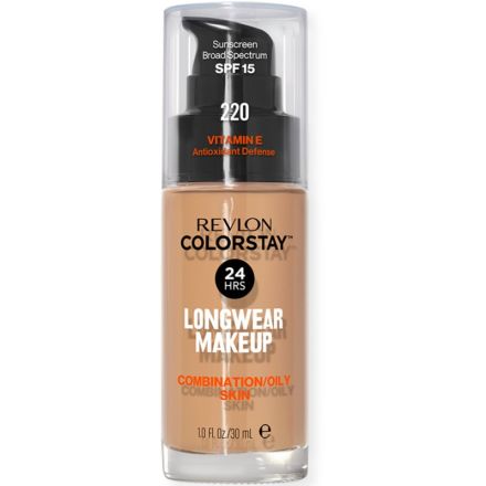 REVLON COLORSTAY COMBINATION/OILY SKIN Фон дьо тен 220 NATURAL BEIGE, 30 мл.