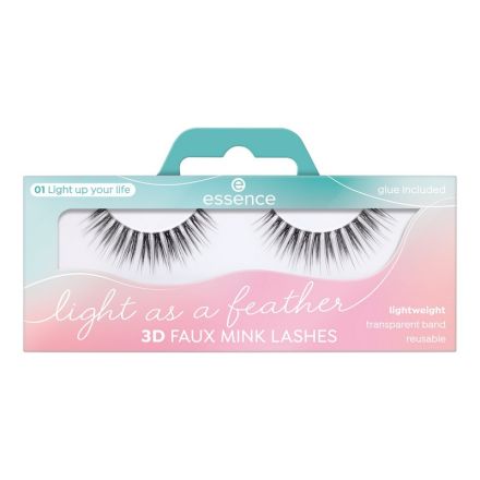 ESSENCE LIGHT AS A FEATHER 3D FAUX MINK Изкуствени мигли 3D 01