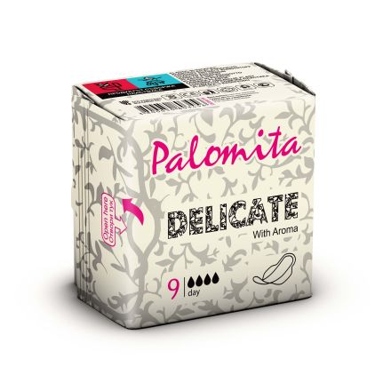 PALOMITA DAY DELICATE Дамски превръзки WITH AROMA, 9 бр.