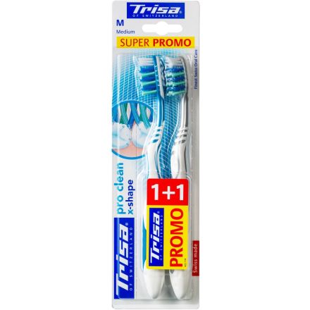 TRISA EXTRA Четка за зъби duo medium