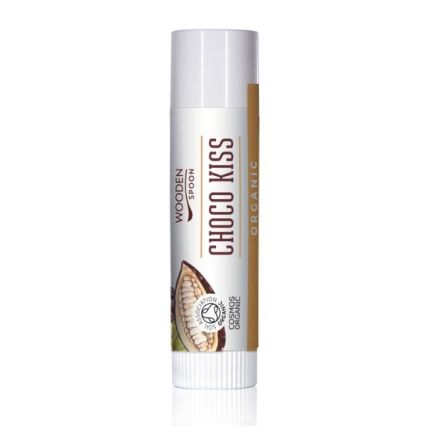 WOODEN SPOON CHOCO KISS Бласам за устни, 4,3мл.