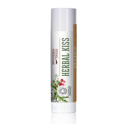 WOODEN SPOON HERBAL KISS Балсам за устни, 4,3мл.