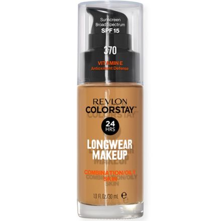 REVLON COLORSTAY Фон дьо тен за комбинирана/мазна кожа 370 toast, 30мл