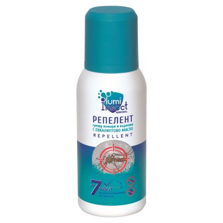 LUMI INSECT Аерозол спрей срещу кърлежи и комари, 75 мл.  