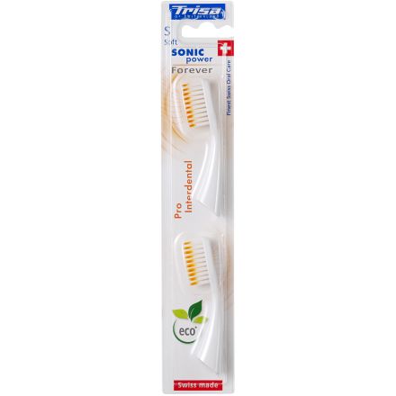 TRISA Резервен накрайник за електрическа четка за зъби sonic p pro interdental