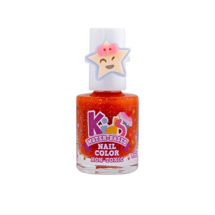 VELNEA KIDS Лак за нокти оранжев блясък, 9 мл 
