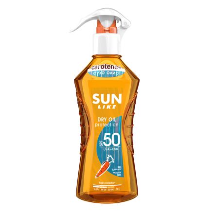 SUN LIKE Слънцезащитно сухо олио SPF50, 200 мл